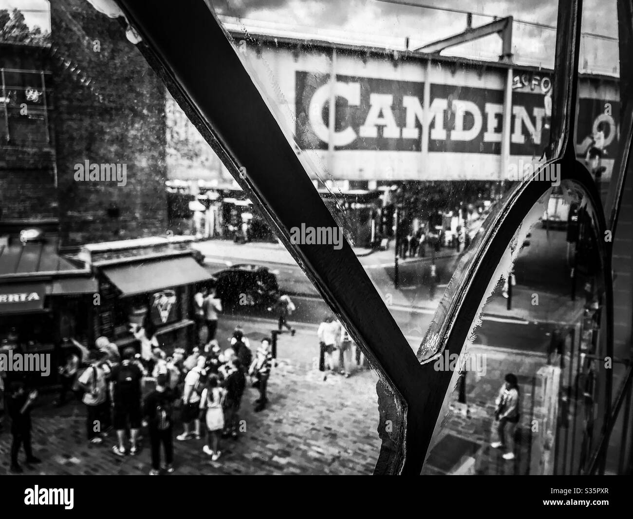 Camden market - Smartphone Captured Stock Image