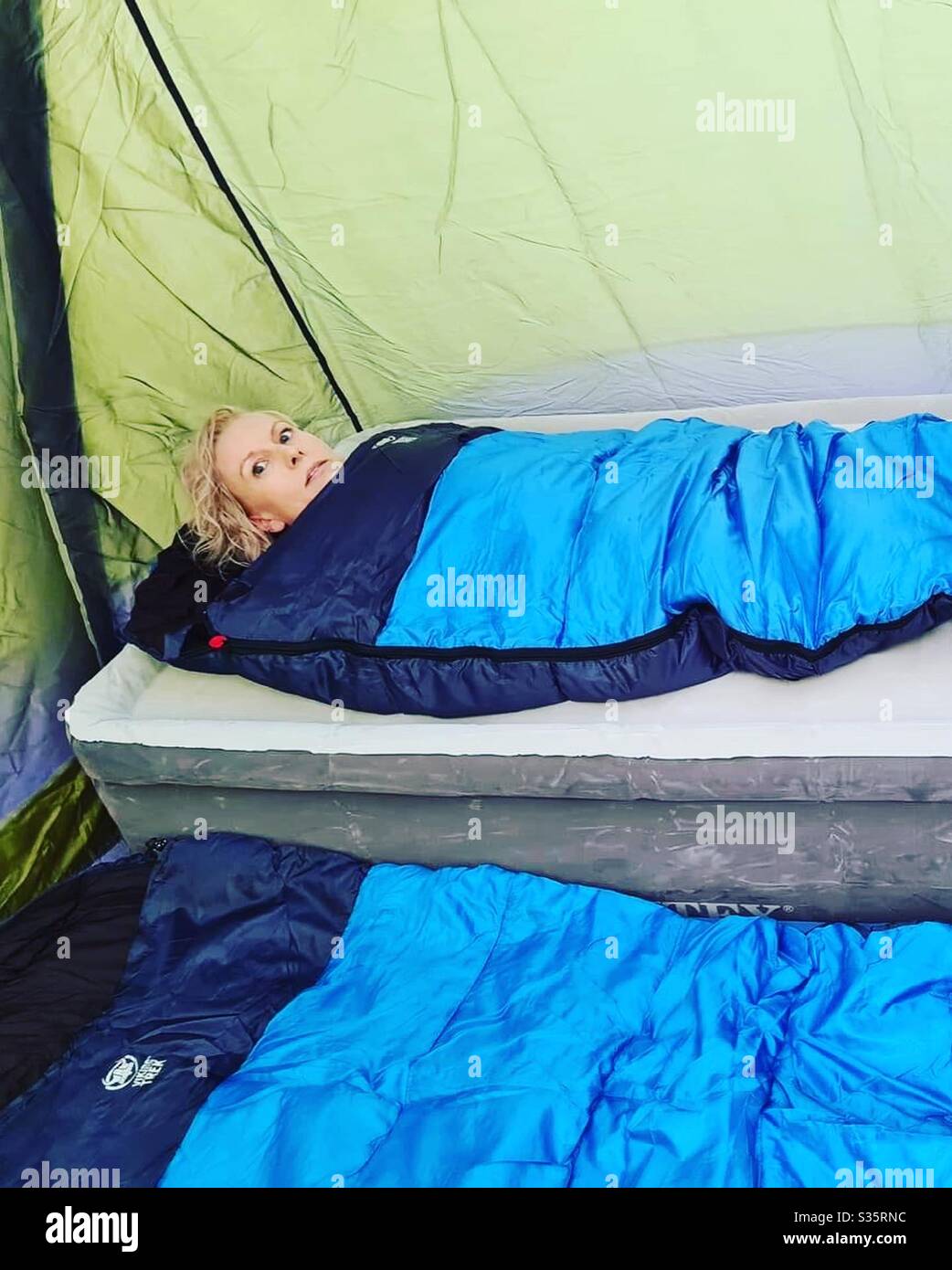 sleeping bag tent
