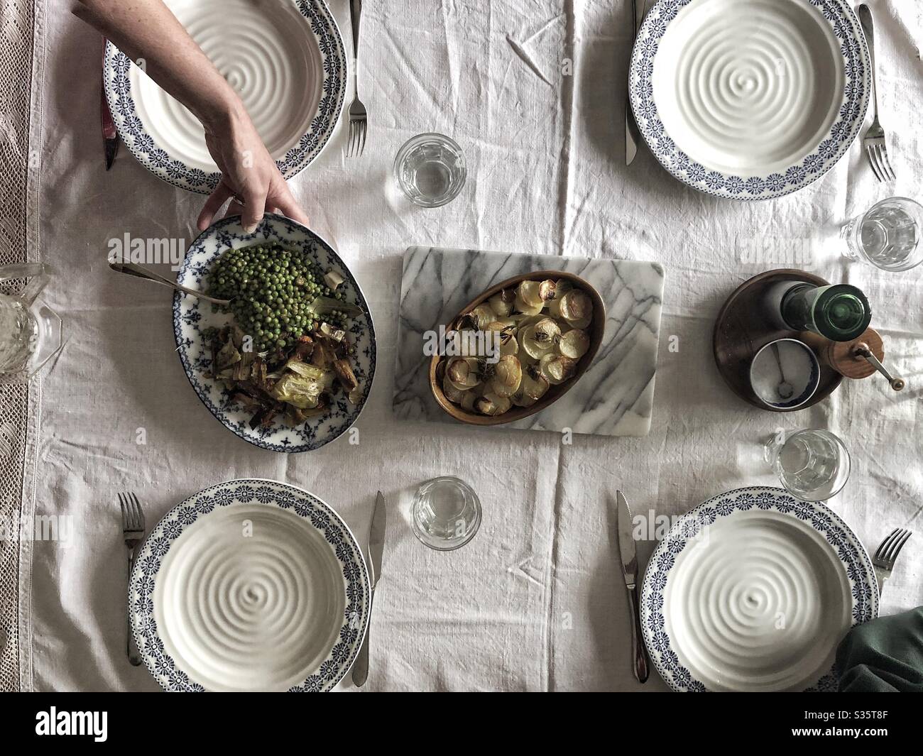 Lunch - Smartphone Captured Stock Image