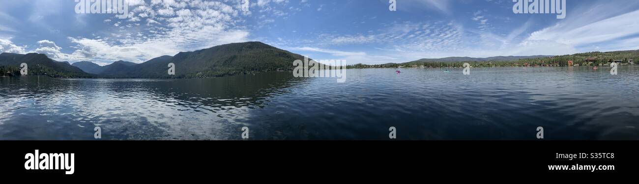 On a summer lake Stock Photo
