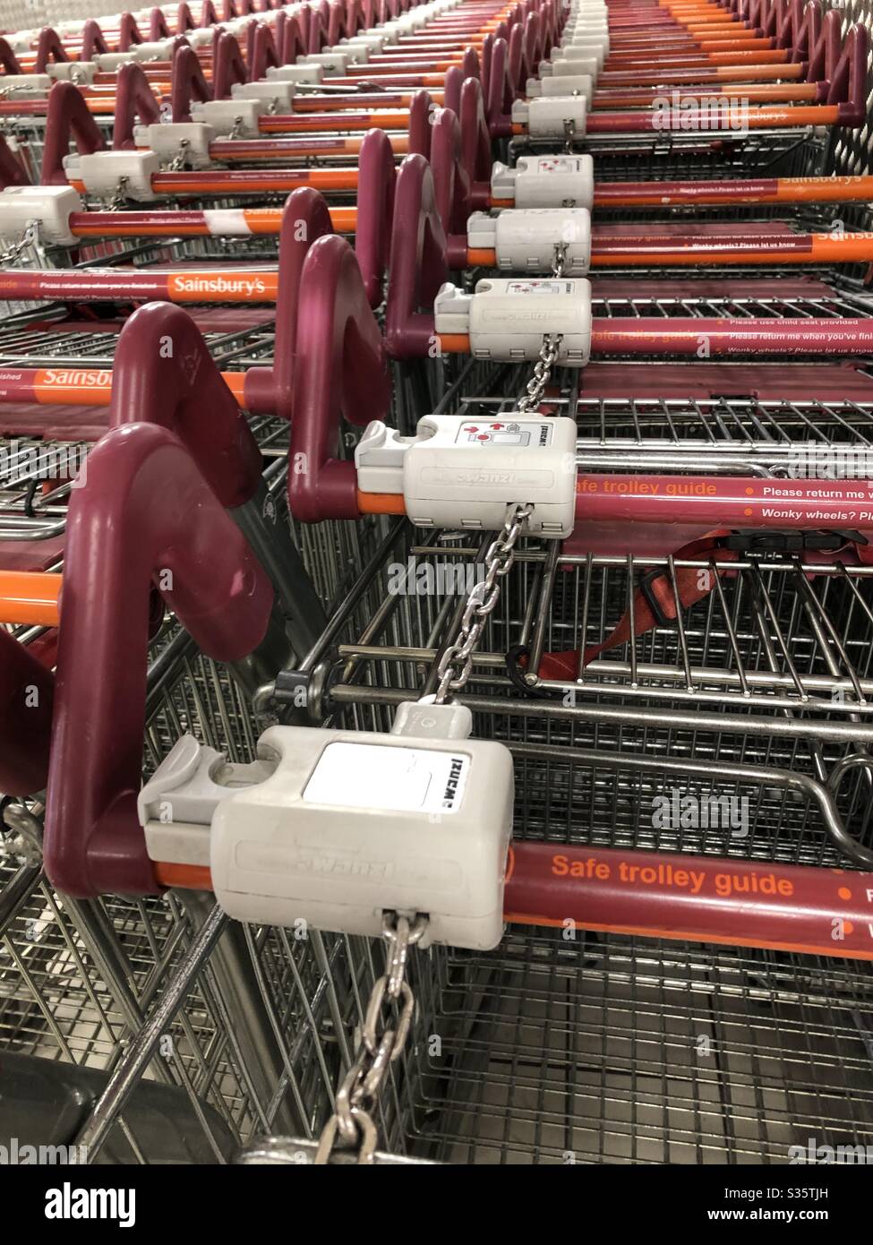 Shopping trolley uk sainsburys hires stock photography and images Alamy