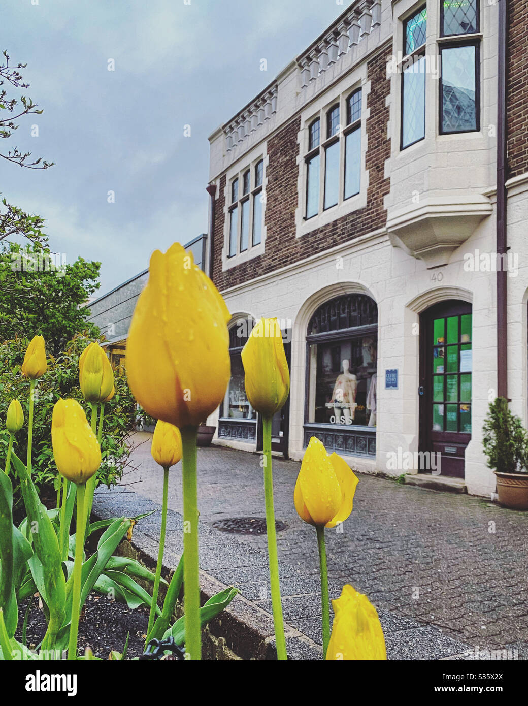 Montclair, Church Street Stock Photo Alamy