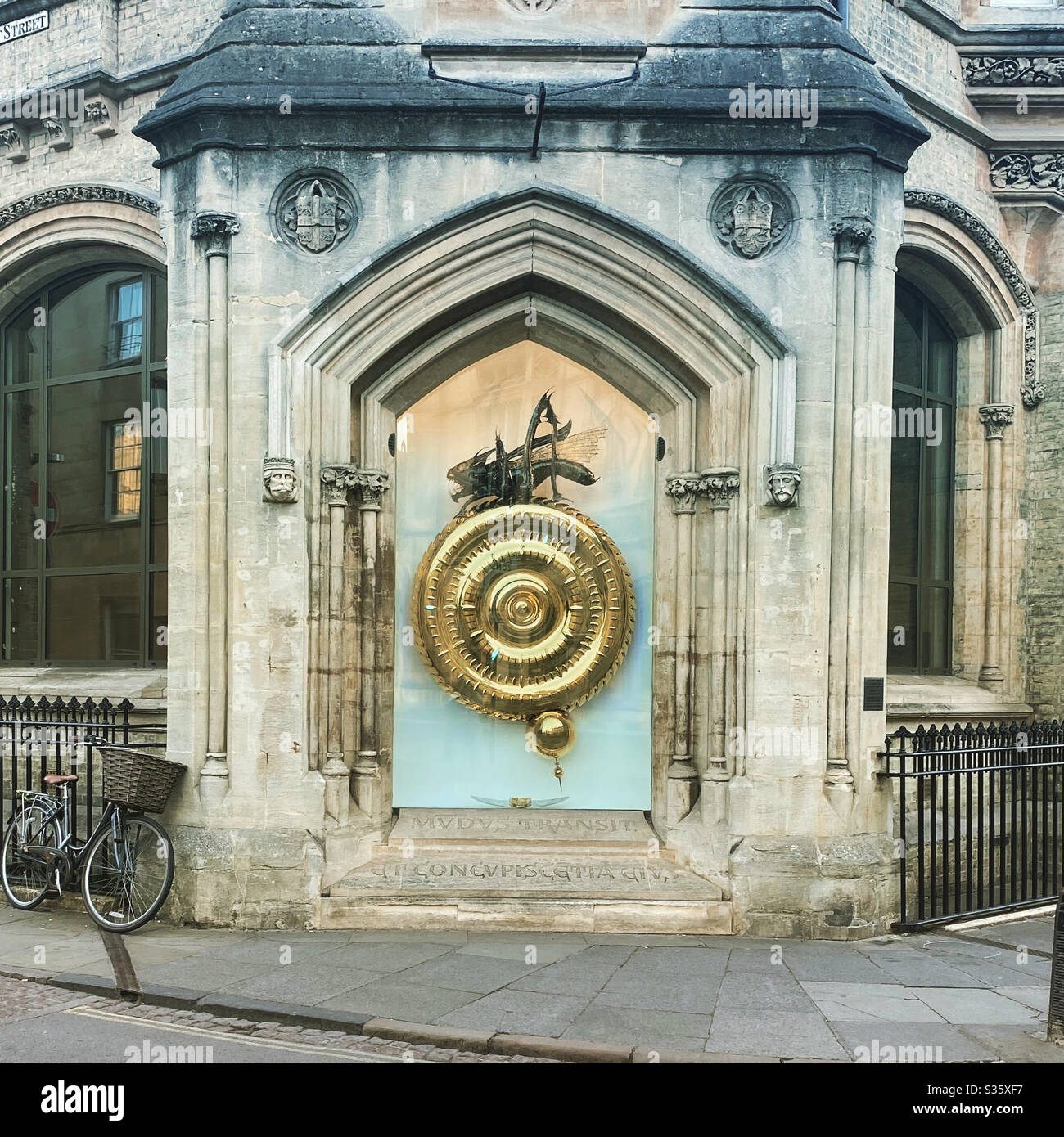 Clock in Cambridge England Stock Photo Alamy