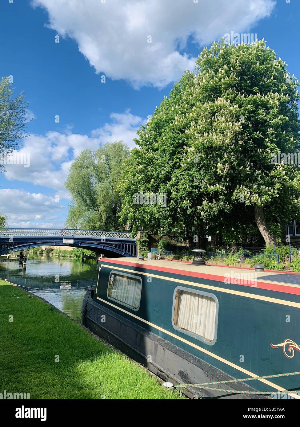 Thames Path, Oxford - Smartphone Captured Stock Image
