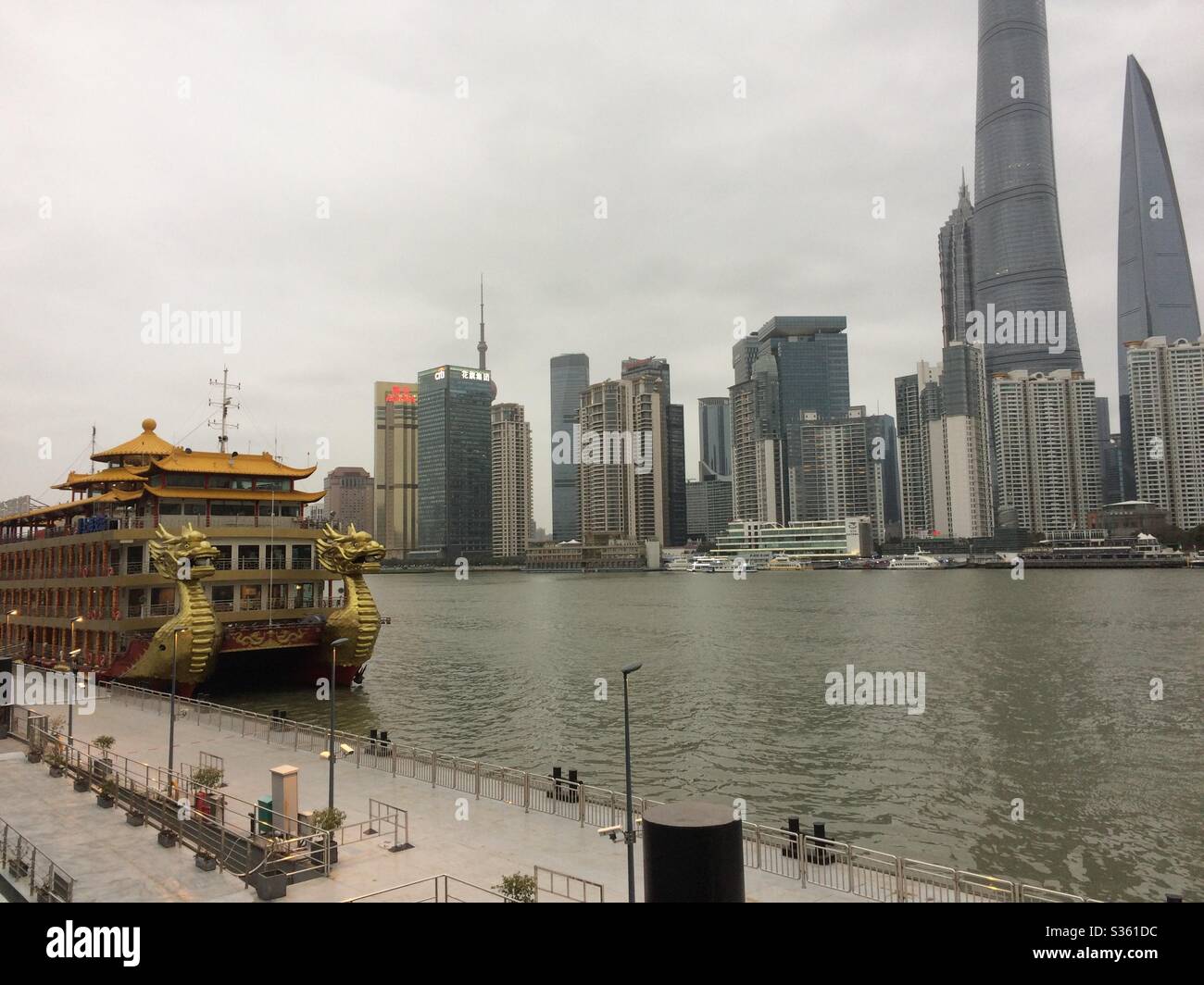 Shanghai bund - Smartphone Captured Stock Image