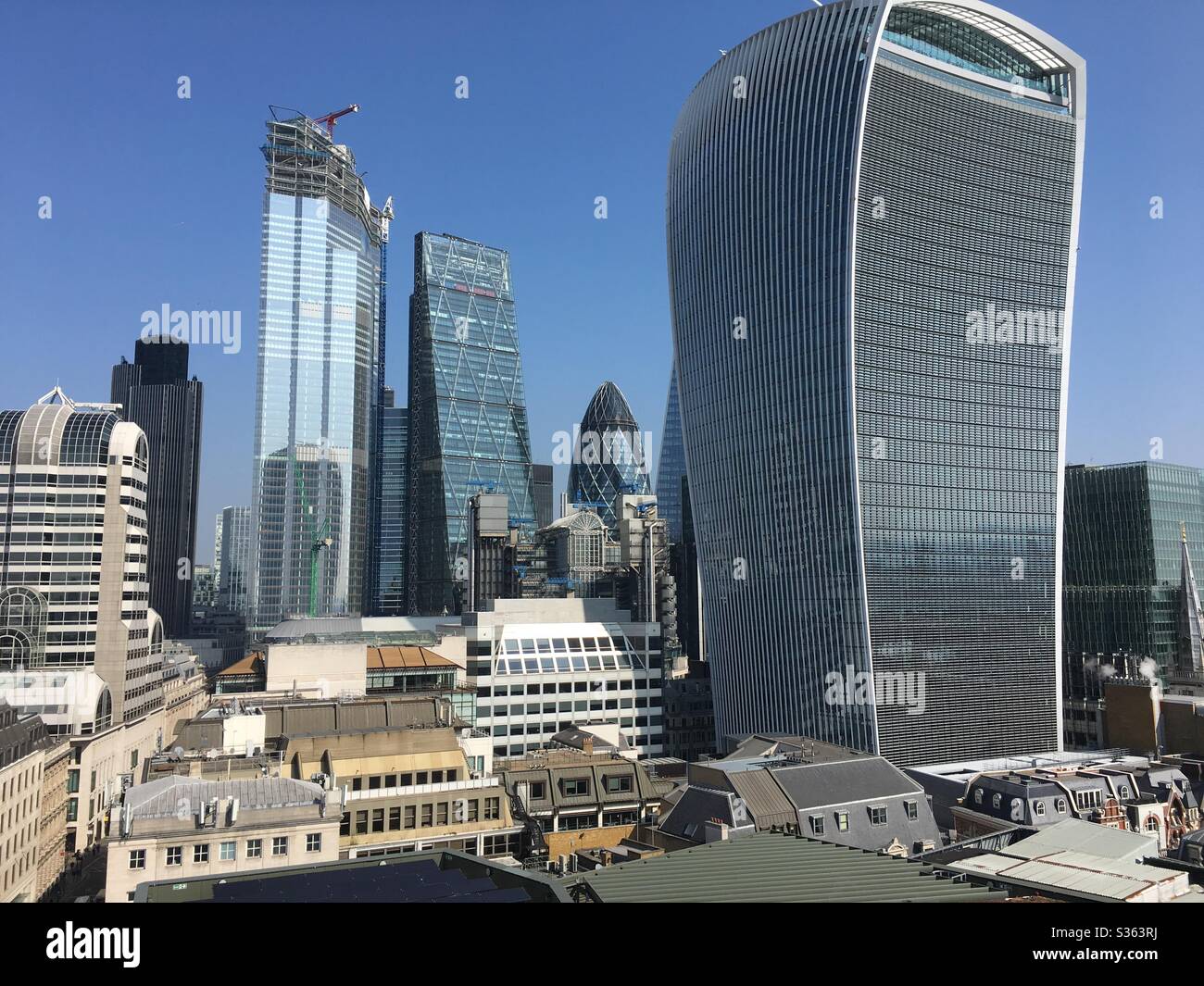 The city of London - Smartphone Captured Stock Image