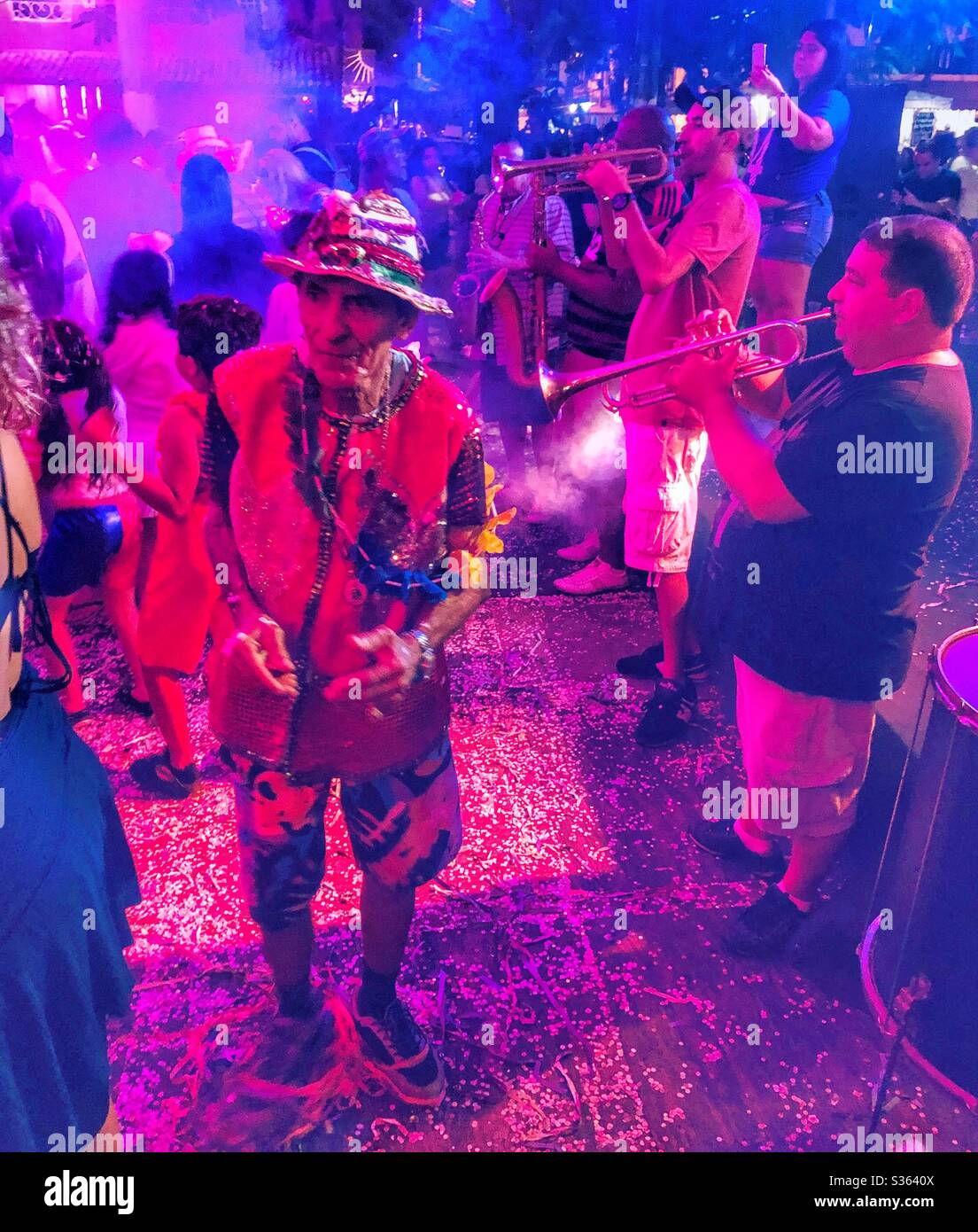 Carnival 2020 in Buzios, Brazil. - Smartphone Captured Stock Image