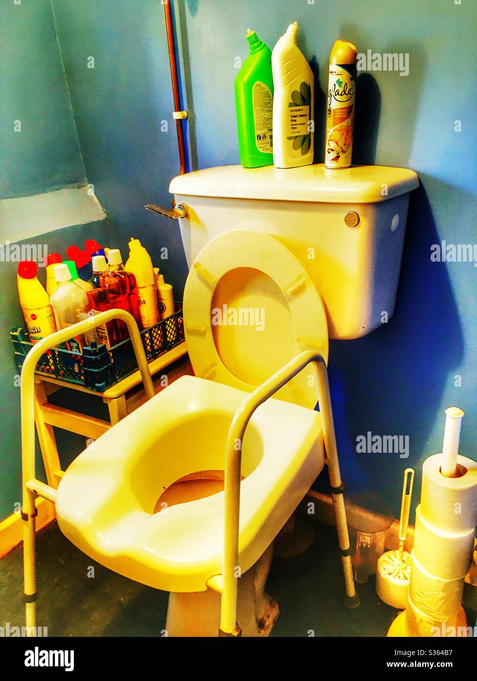 Toilet at elderly persons home - Smartphone Captured Stock Image