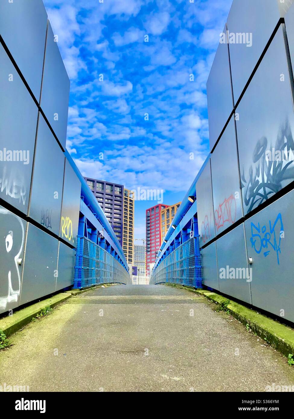 Bridging the gap hi res stock photography and images Alamy