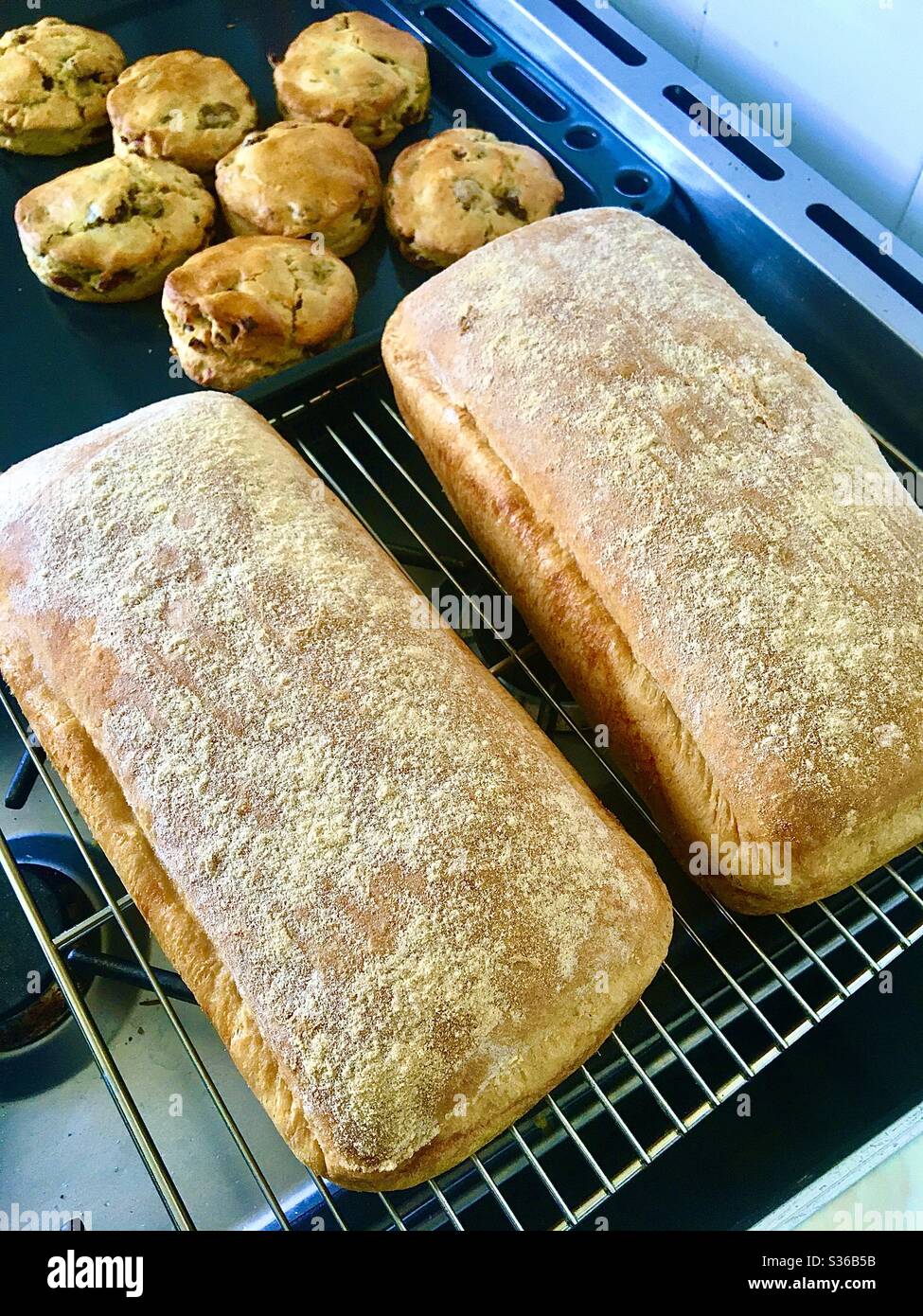 Home baking Stock Photo