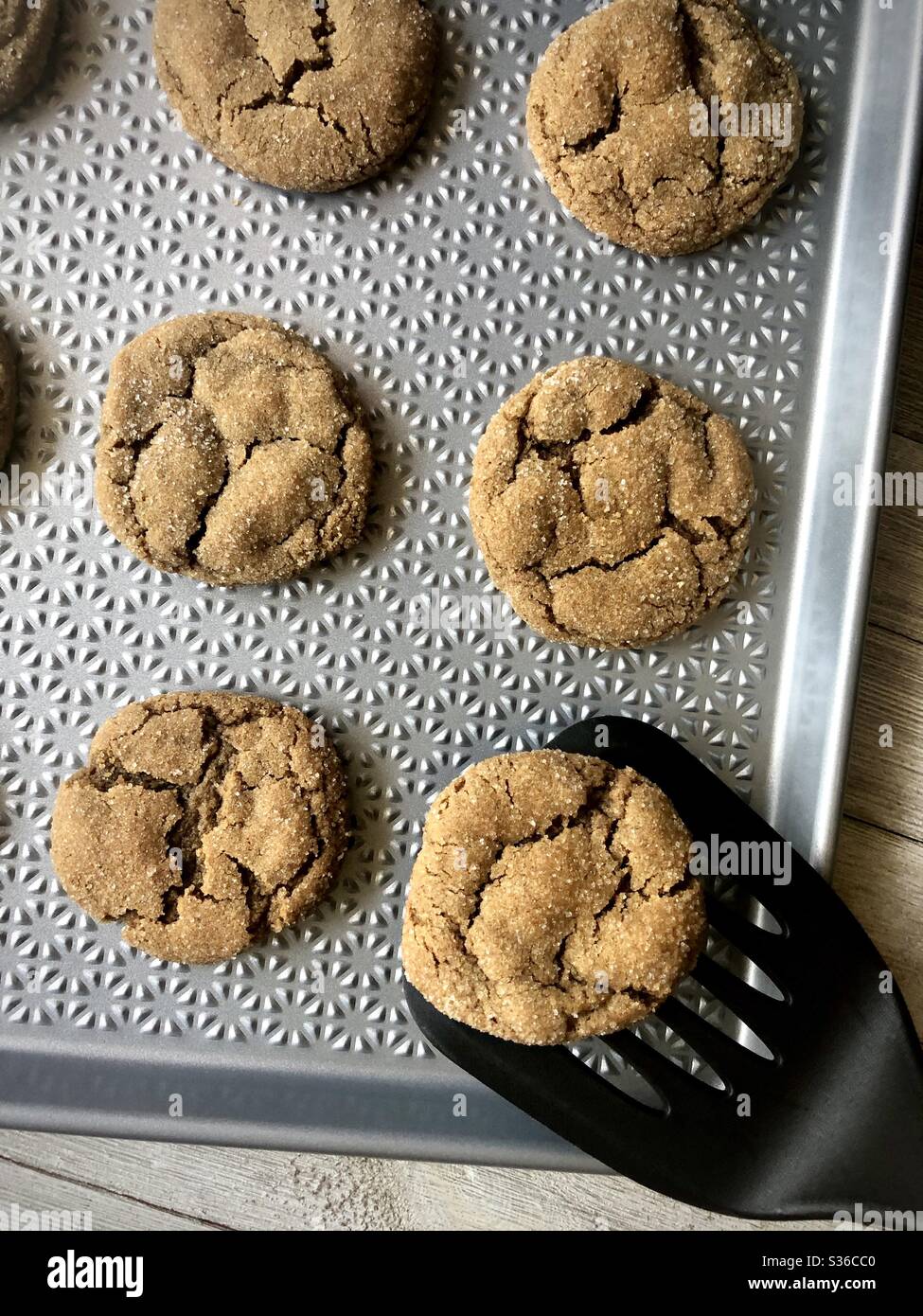 Molasses cookies - Smartphone Captured Stock Image
