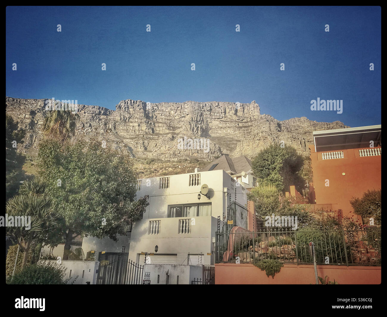 Oranjezicht, Cape Town, South Africa. - Smartphone Captured Stock Image
