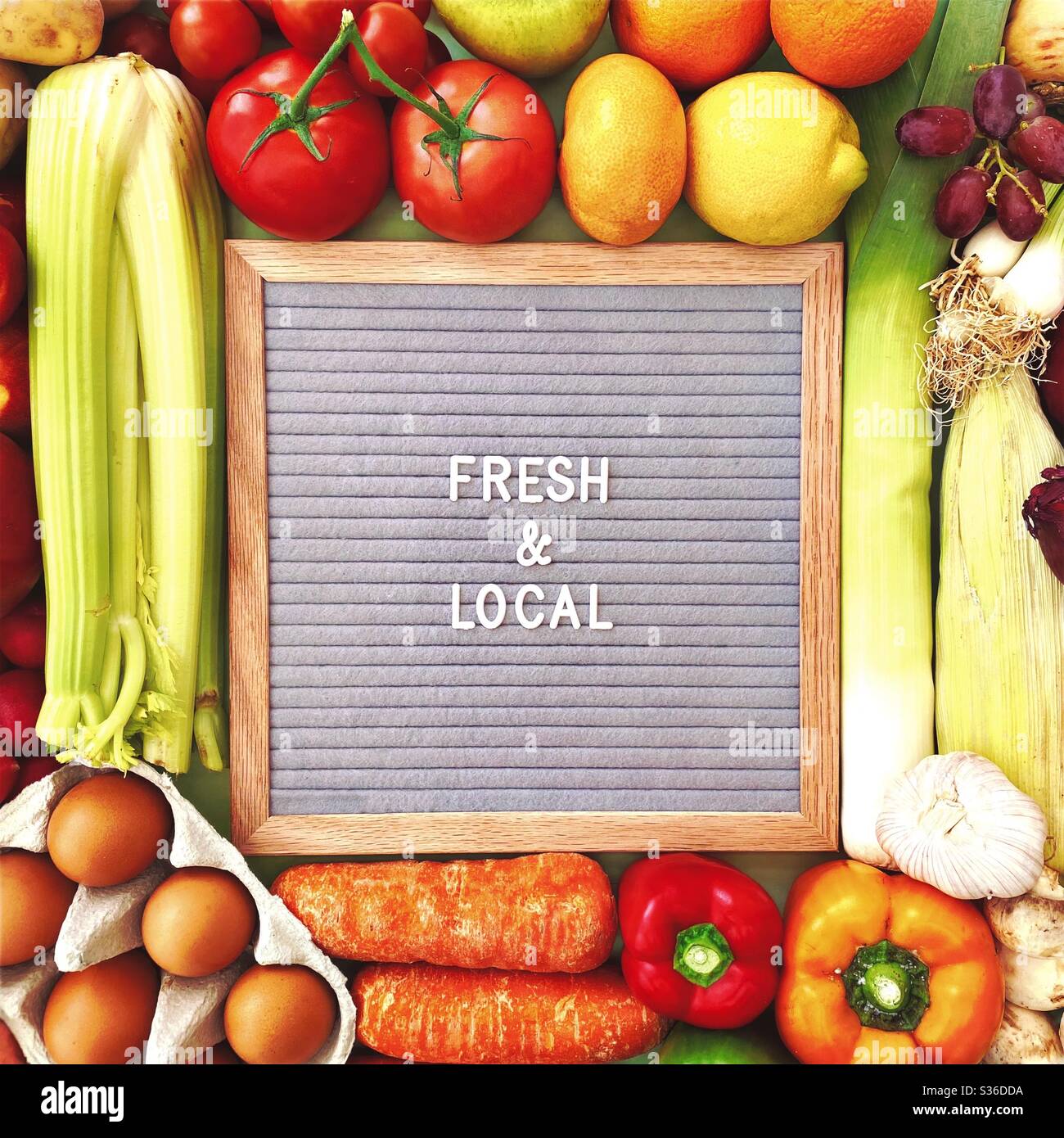 Fresh Produce Sourced From Local Farmers