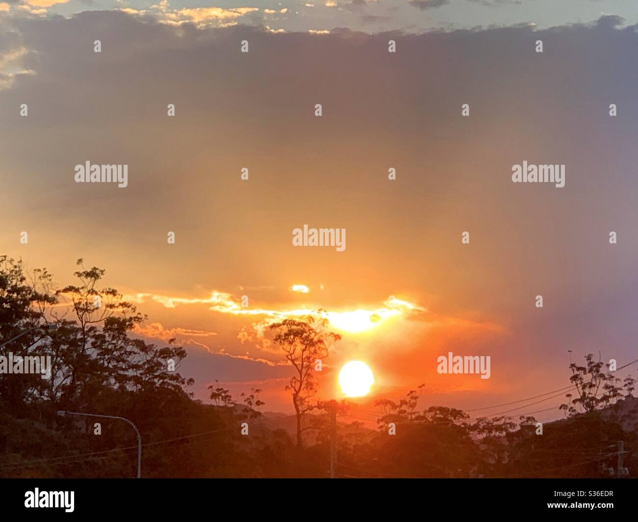 Coloured sun rays hi-res stock photography and images - Alamy
