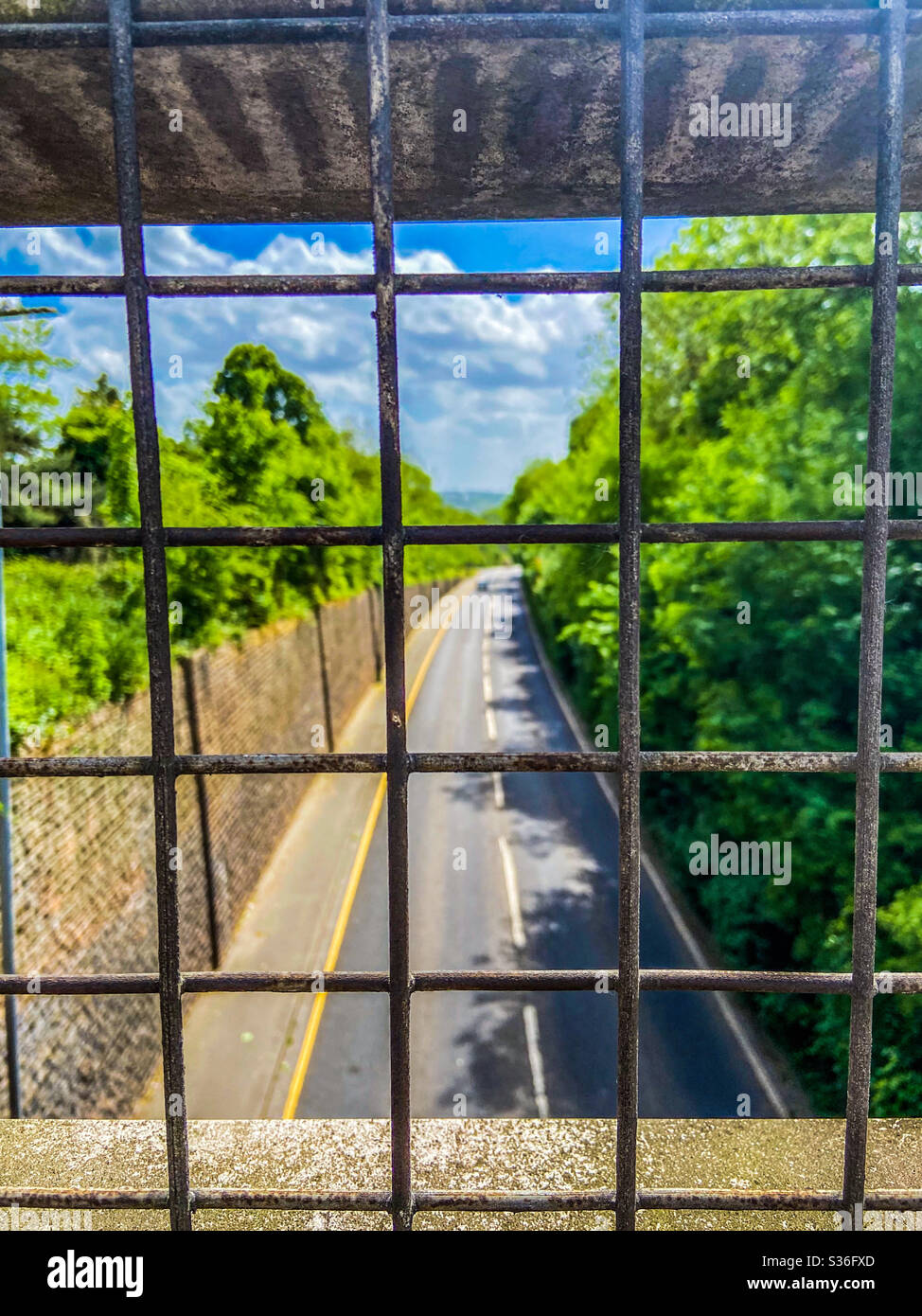 Lockdown roads - Smartphone Captured Stock Image