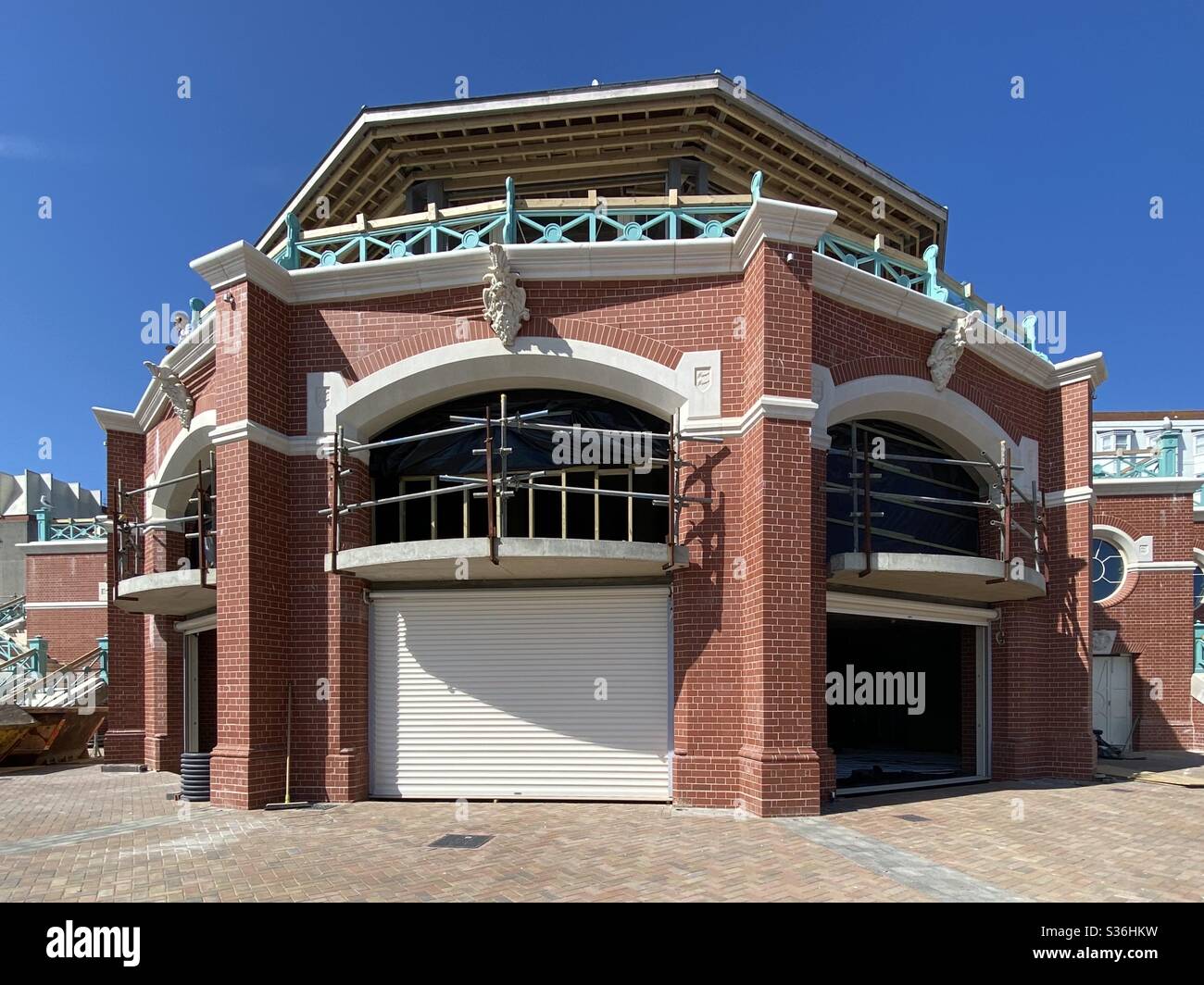 Shelter Hall Brighton and Hove under construction Stock Photo Alamy