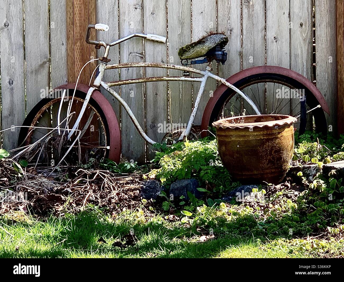 old broken bike