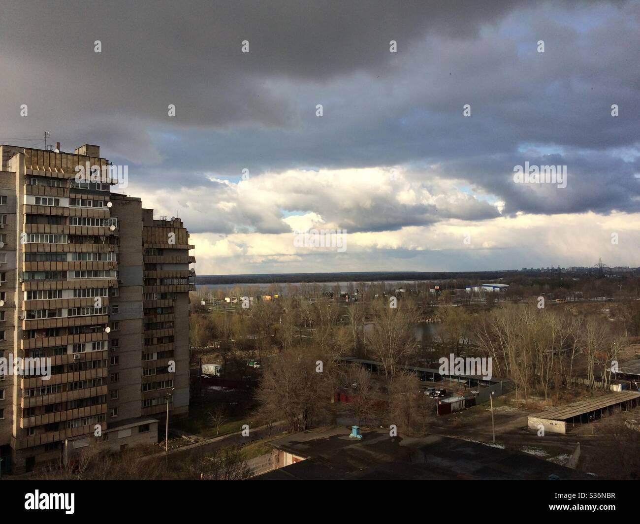 Dramatic sky - Smartphone Captured Stock Image