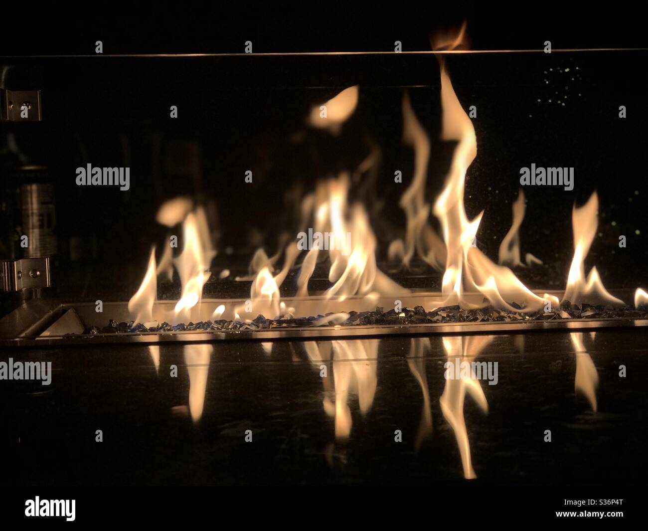 Fire. Flickering flames Stock Photo Alamy
