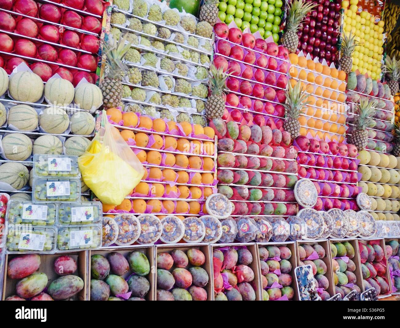 Fruit shop in Egypt Stock Photo Alamy