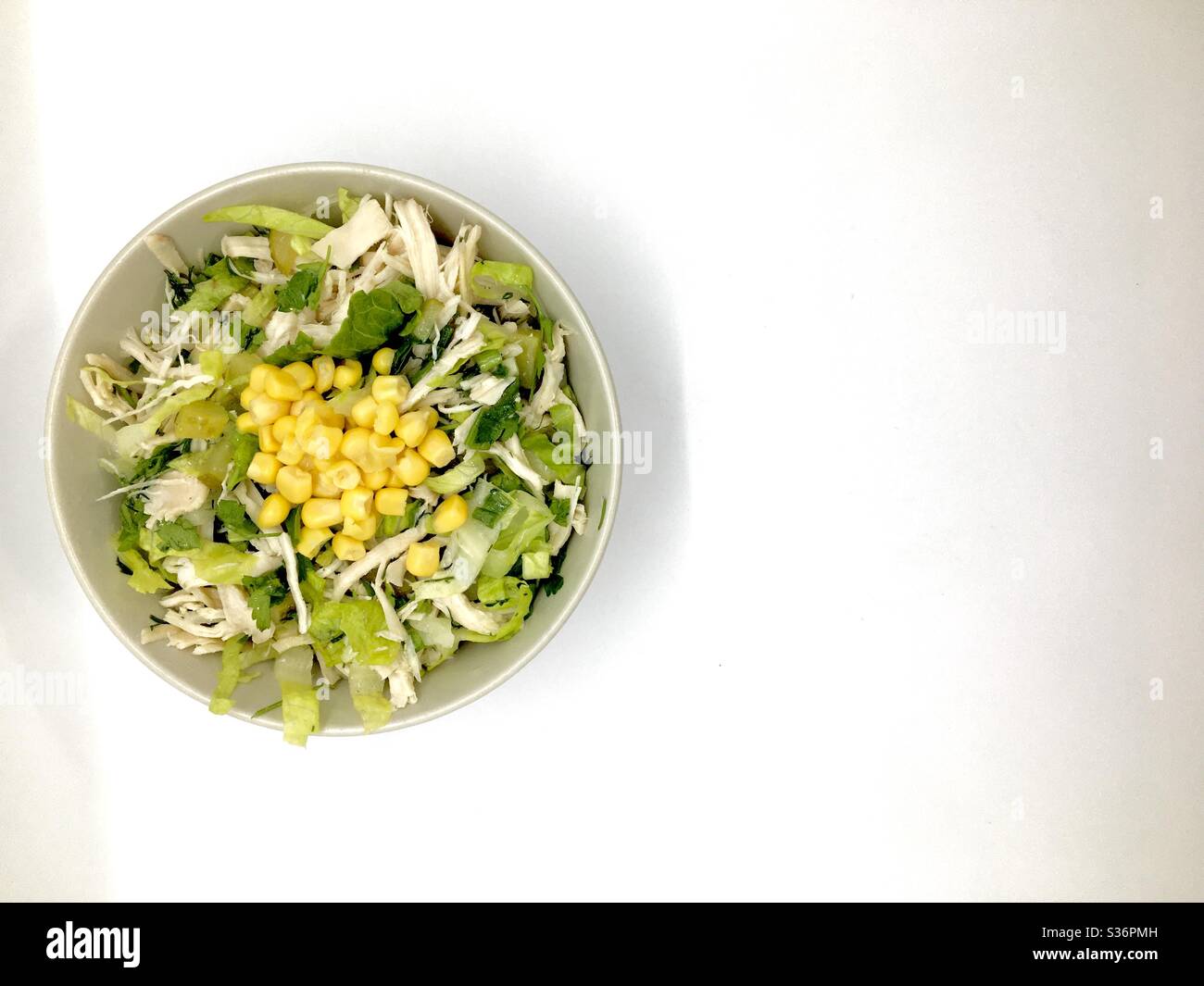 diet salad with chicken Stock Photo - Alamy
