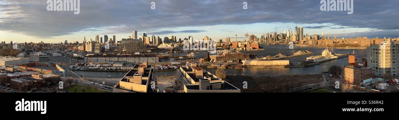 New york sunrise view hi-res stock photography and images - Alamy