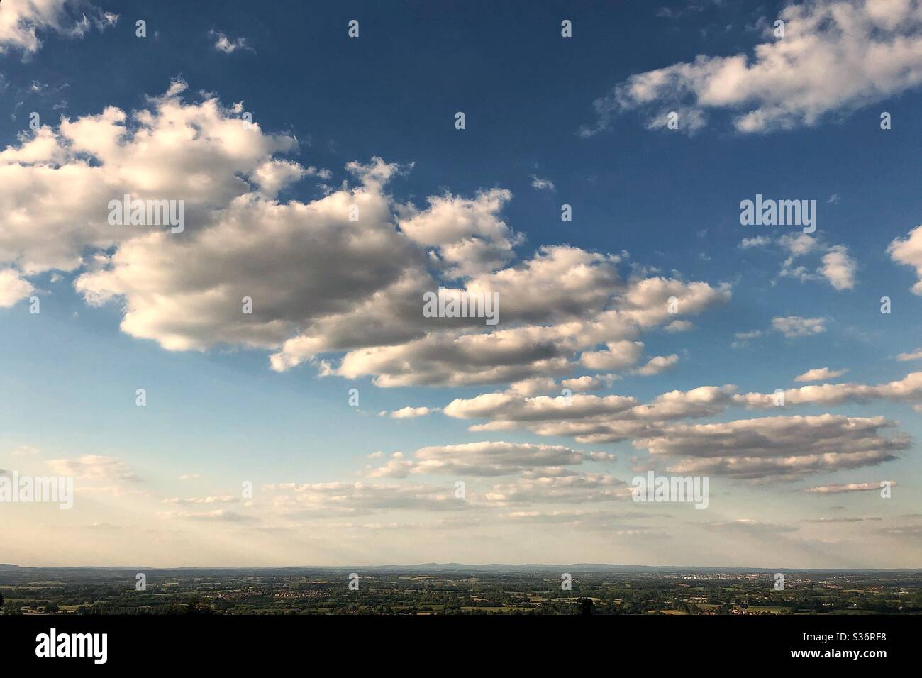 Beautiful summer skies Stock Photo