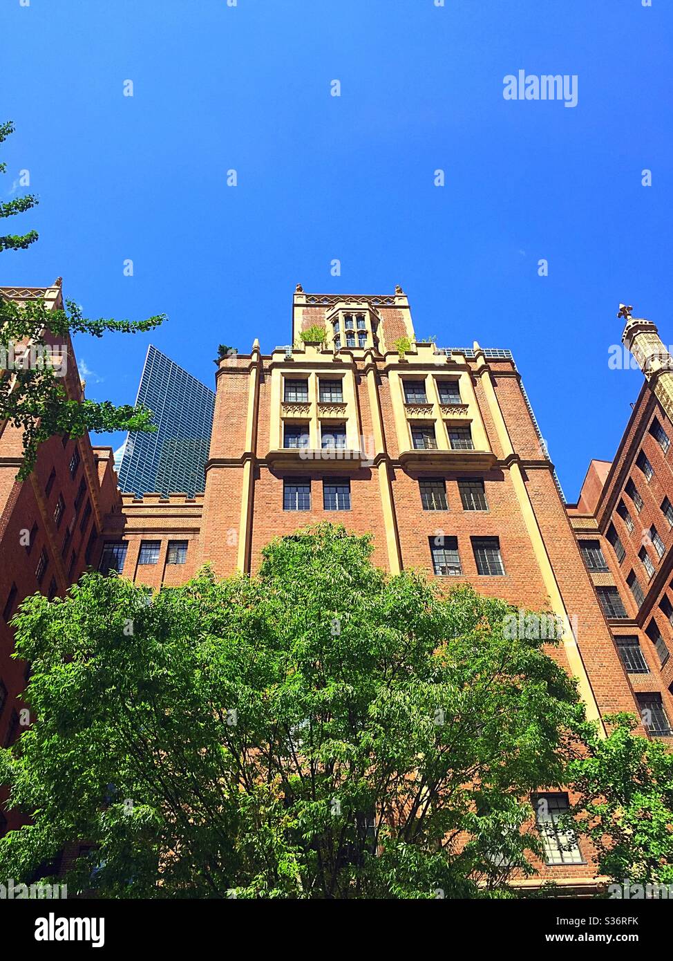 Tutor city is a group of  historic apartments located in Midtown Manhattan, NYC, USA - Smartphone Captured Stock Image Tutor city is a group of  historic apartments located in Midtown Manhattan, NYC, USA - Smartphone Captured Stock Image