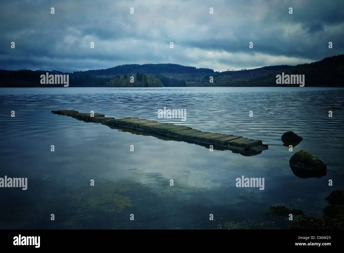 Loch Ard, Scotland. - Smartphone Captured Stock Image