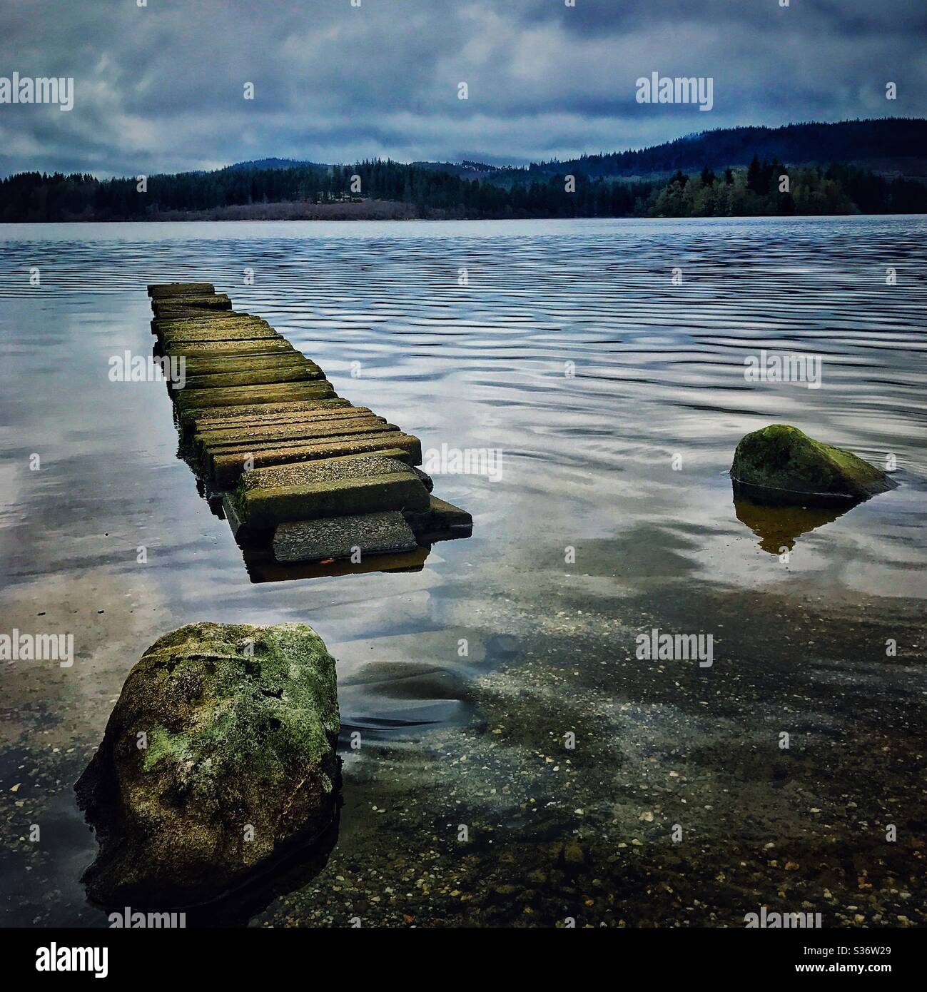 Loch Ard, Scotland. - Smartphone Captured Stock Image