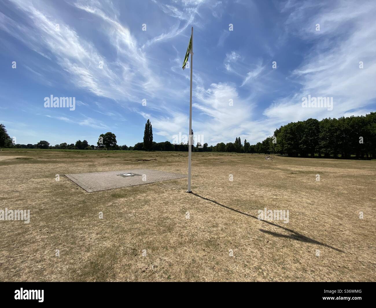 SHAEF Memorial at Bushy Park - Smartphone Captured Stock Image
