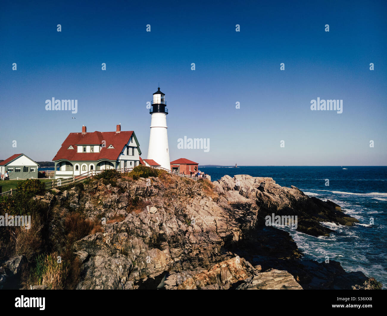 Portland maine cape elizabeth smartphone stock photos and images - Alamy