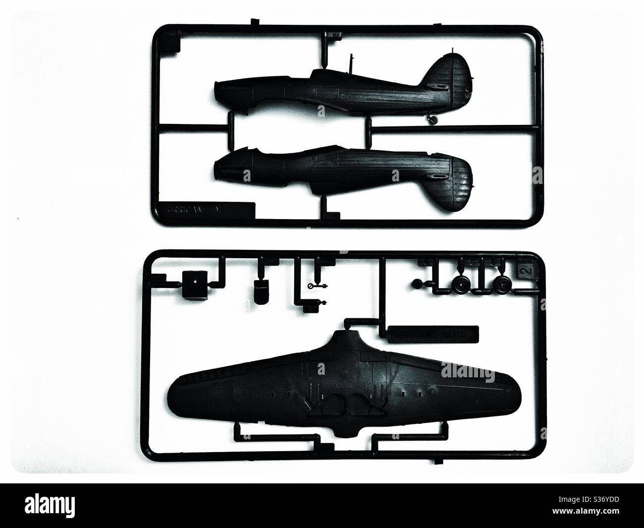 Hawker Hurricane 1/72 scale model aircraft kit Stock Photo - Alamy