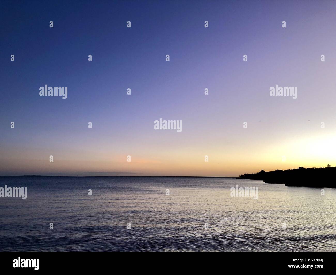 Fannie Bay at sunset, in Darwin, Northern Territory, Australia - Smartphone Captured Stock Image