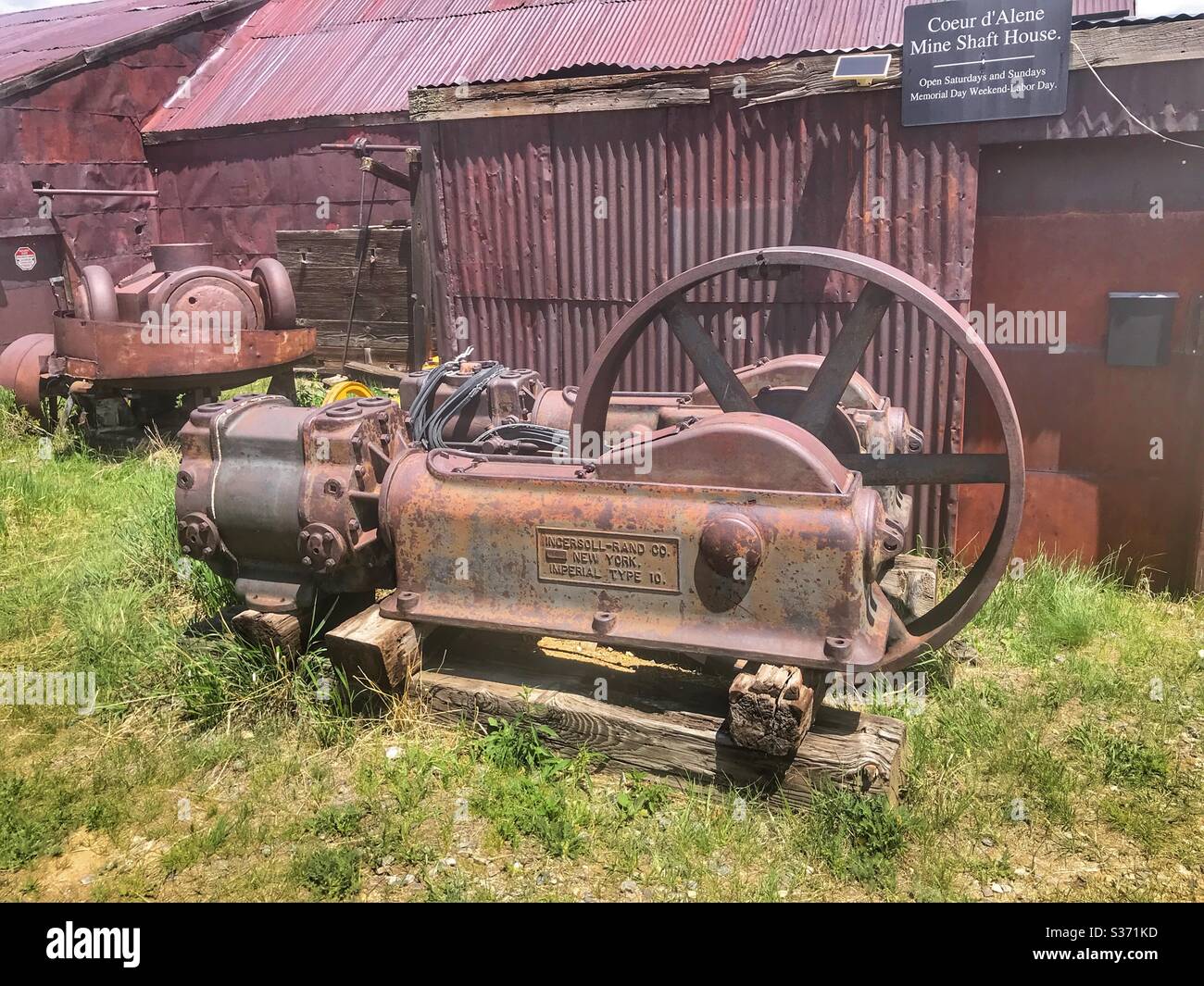 Old mining equipment at the Coeur d’ Alene Mine in Central City