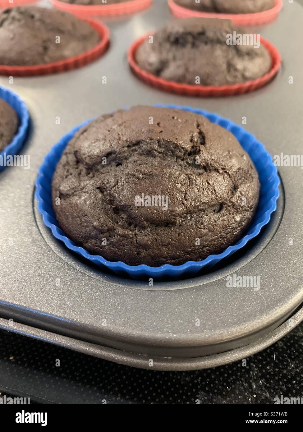Quarantine baking - Smartphone Captured Stock Image