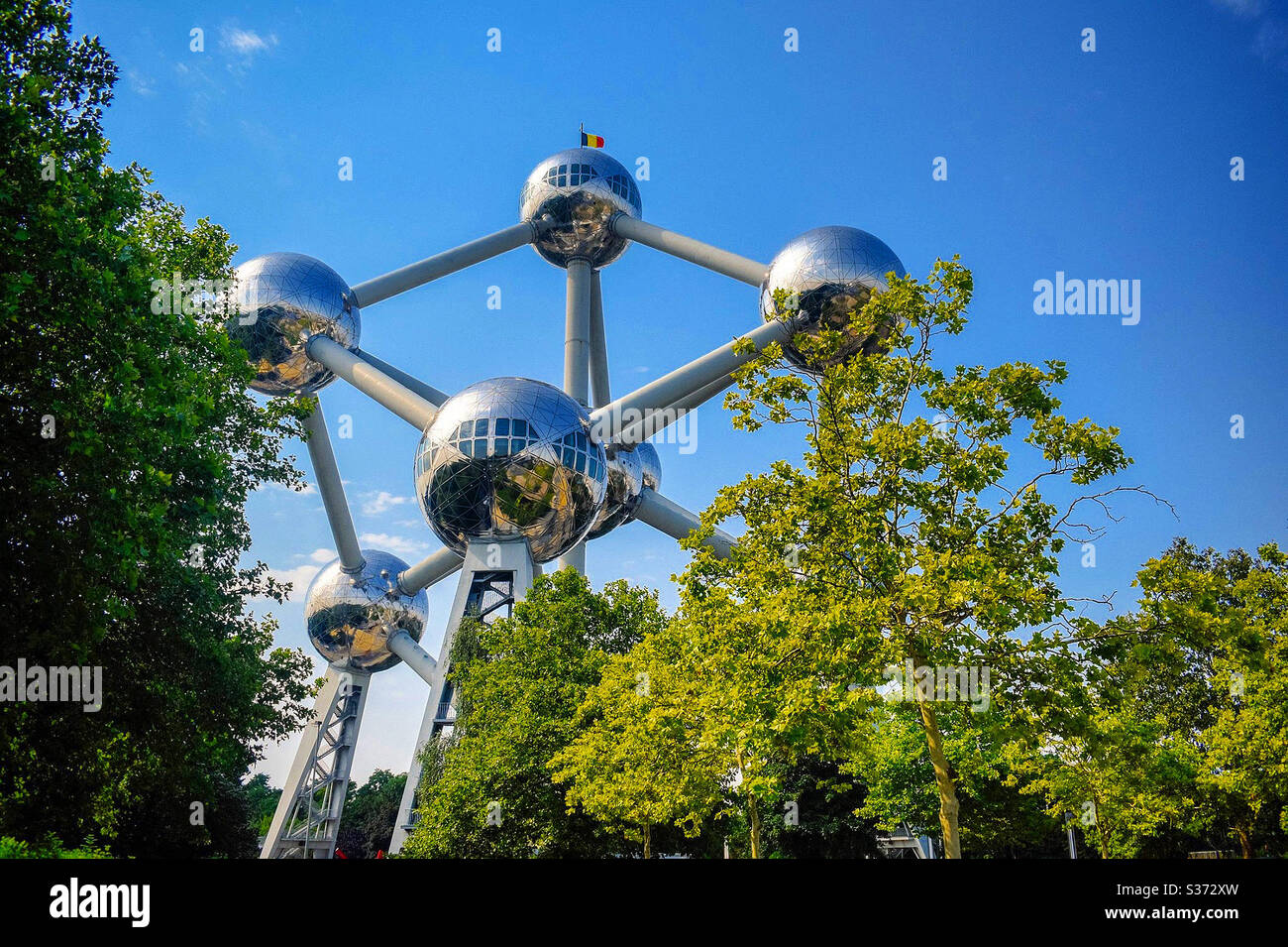 Atomium - Smartphone Captured Stock Image