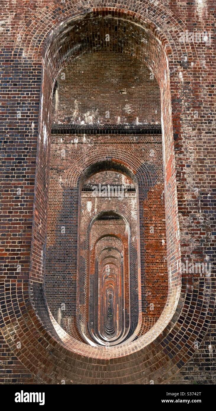 Ouse Valley Viaduct - Smartphone Captured Stock Image