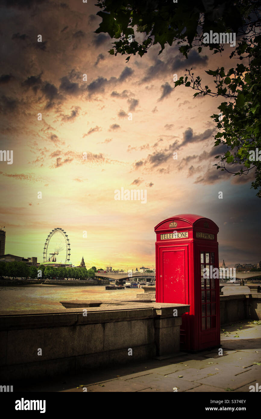 London calling - Smartphone Captured Stock Image