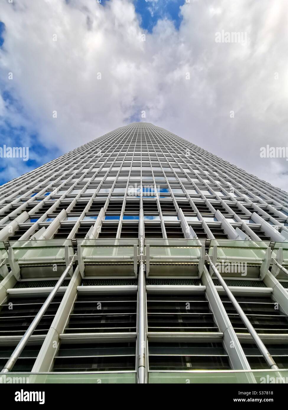 The IFC tower in Hong Kong. - Smartphone Captured Stock Image