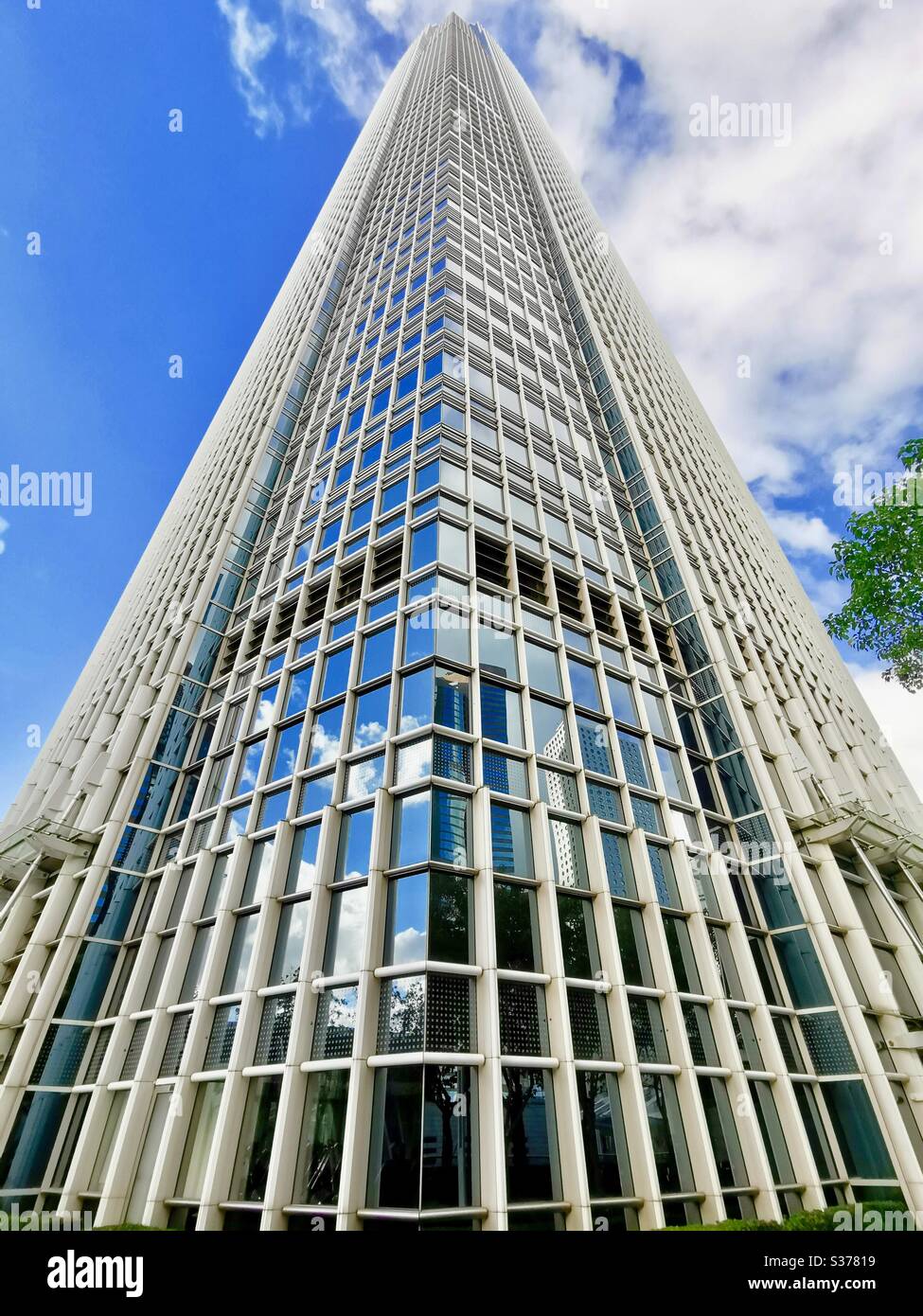 The IFC tower in Hong Kong. - Smartphone Captured Stock Image