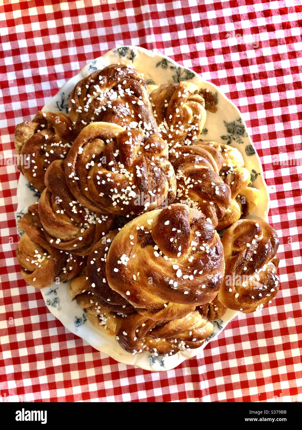 Cinnamon buns Stock Photo