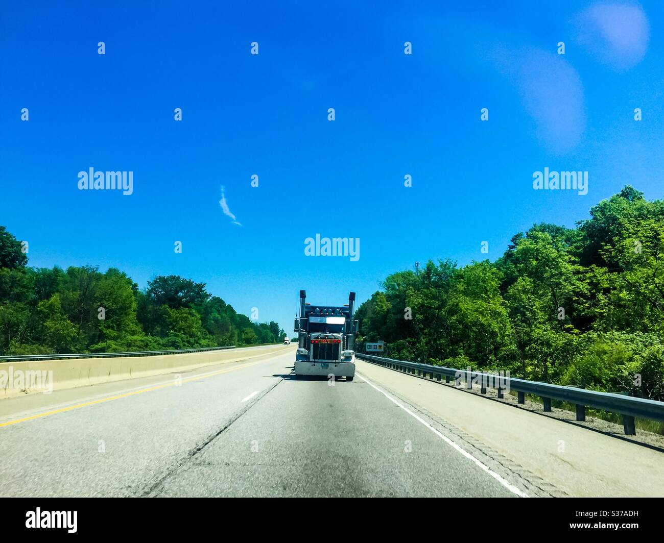 Wrong way on a motorway? - Smartphone Captured Stock Image