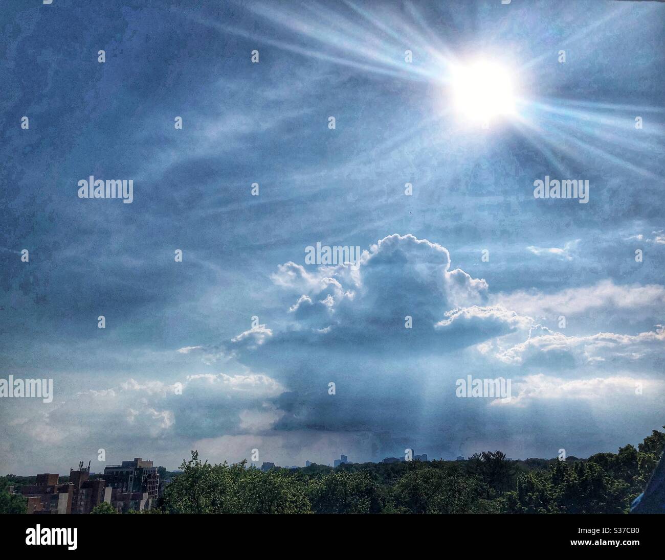 Heavenly skyscape. Stock Photo
