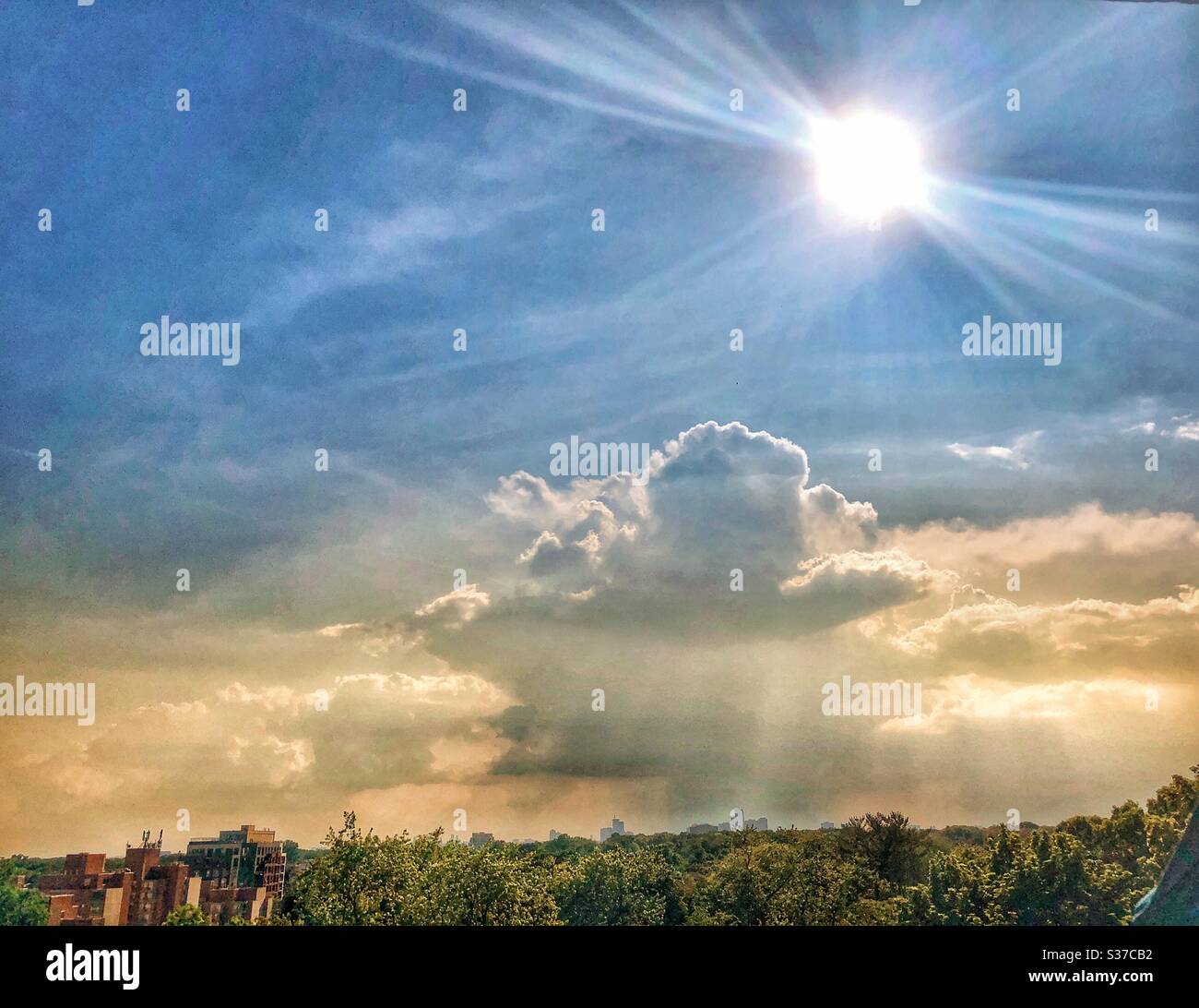 Heavenly skyscape. Stock Photo
