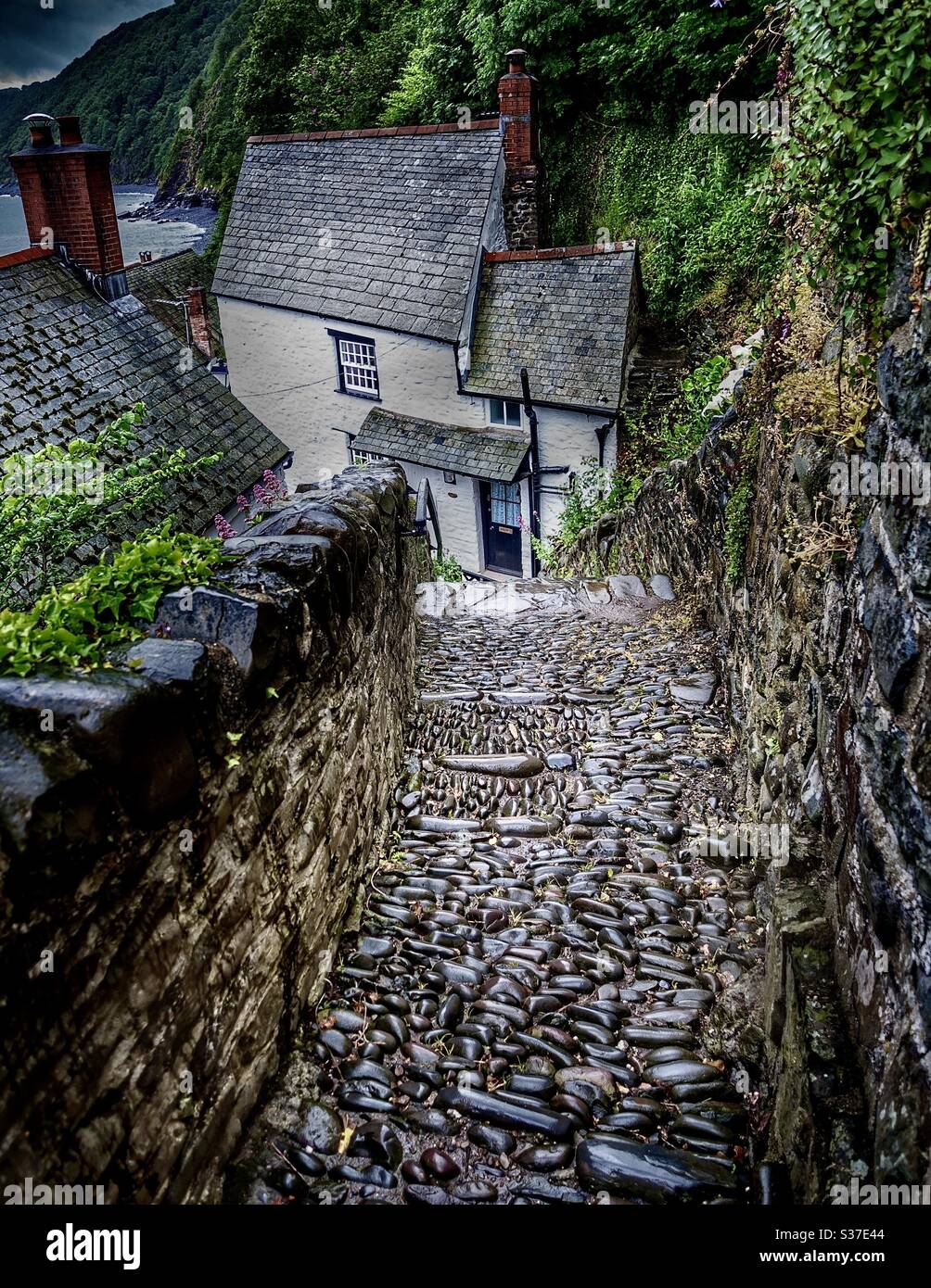 Clovelly Stock Photo