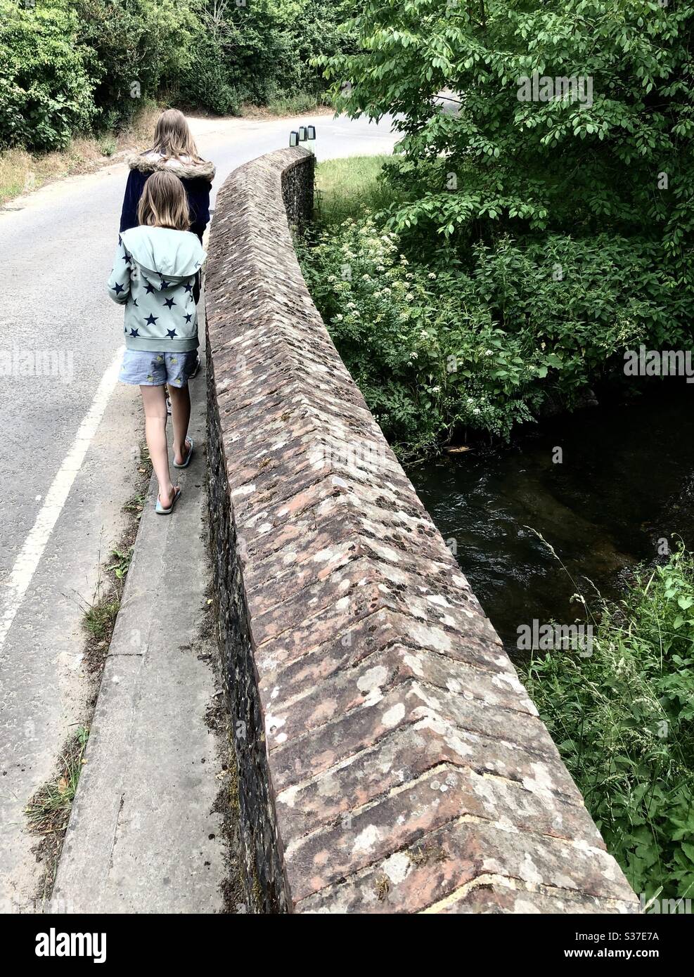 Country walk - Smartphone Captured Stock Image