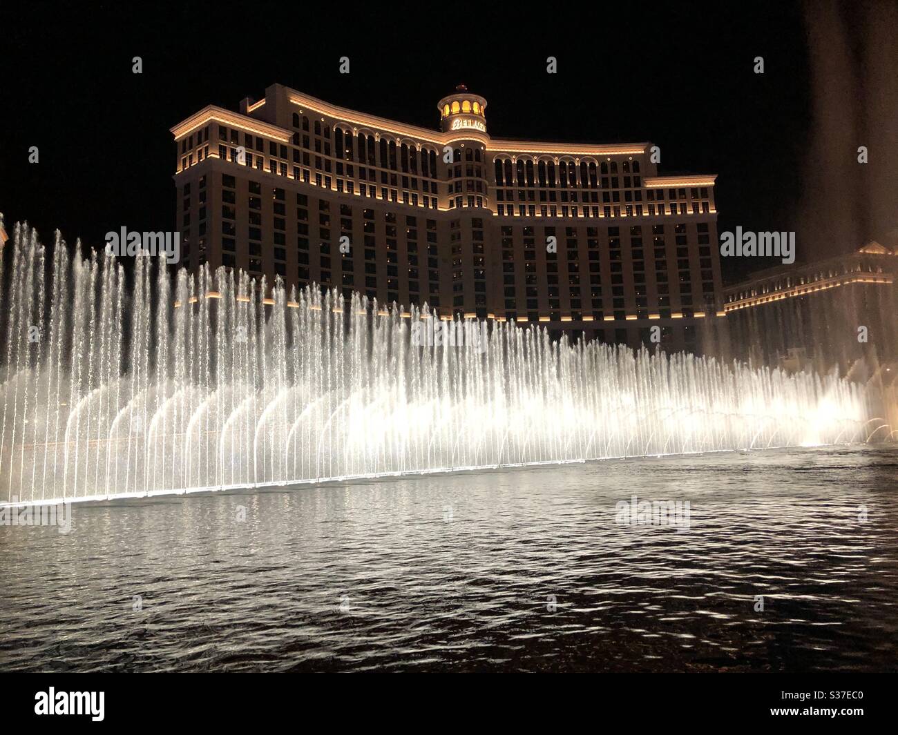 Bellagio Las Vegas fountains Stock Photo Alamy