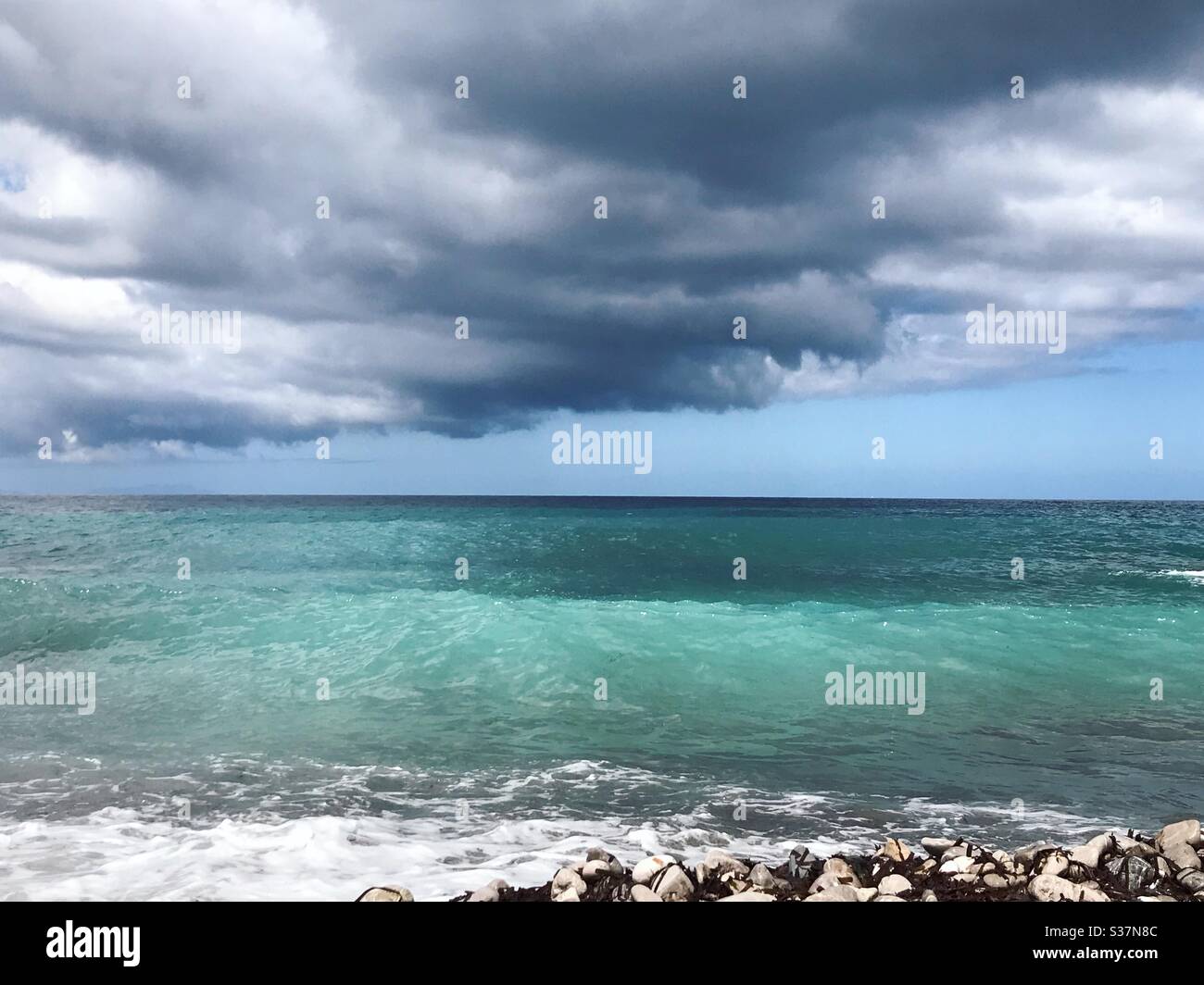 Sea storming Stock Photo