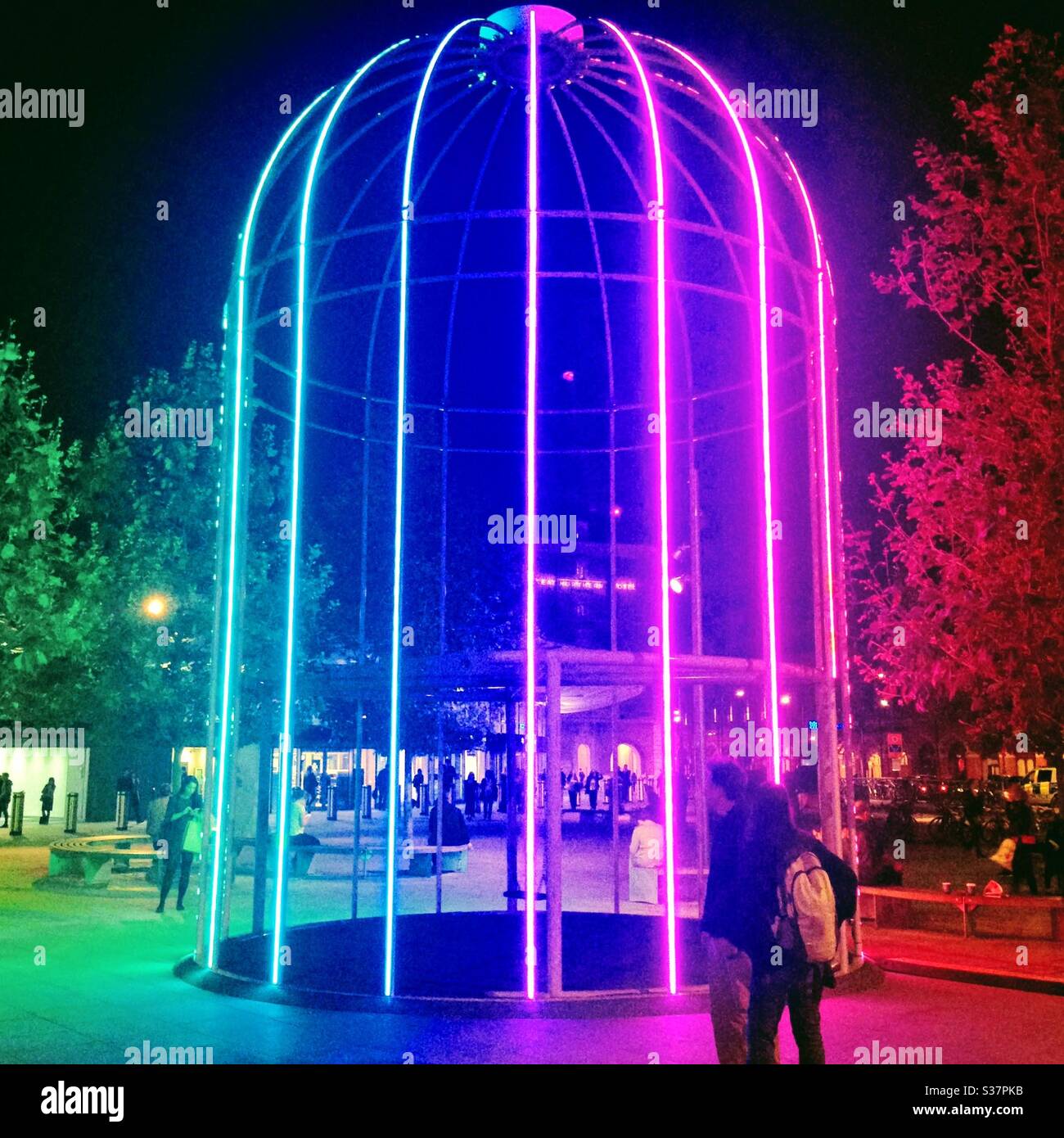 The Birdcage at London Kings Cross Stock Photo Alamy